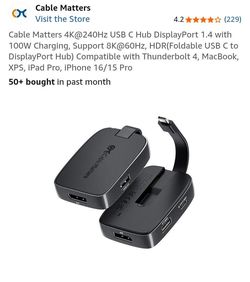Foldable usb-c multiport adapter