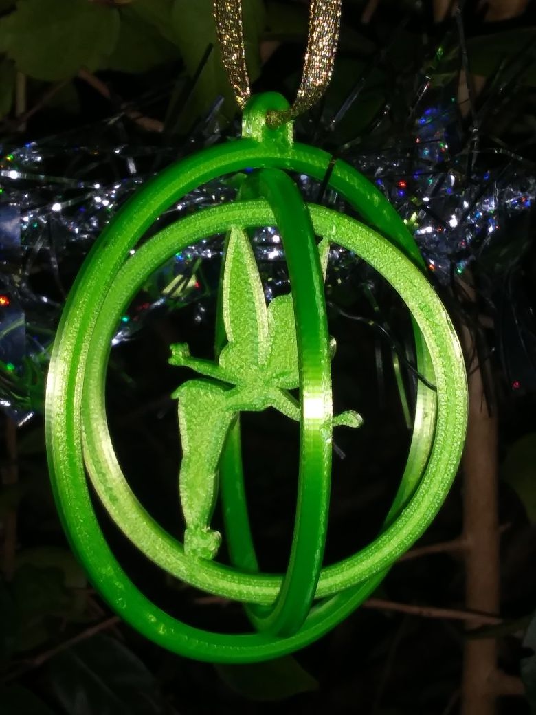 Tinkerbell Christmas Ornament