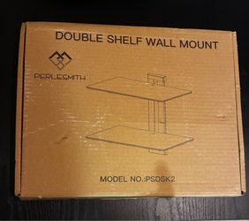 Double shelf wall mount
