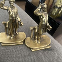 Brass Bookends