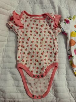 0-3m baby girl onesies