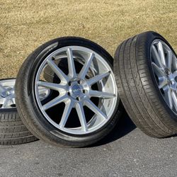 Voxx 21” Tesla Model X Wheels Land Rover Discovery rims 5x120 Pirelli Tires 255/40R21 Cadillac XTS XT4 X4 BMW X6 X5