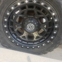 4-20" SCORPION RIMS VENOM POWER MT ITZEL  