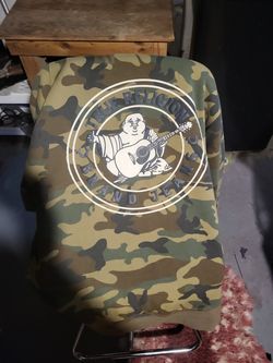True religion buddha sherpa zip hoodie