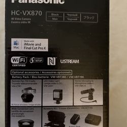 panasonic hcvx870k