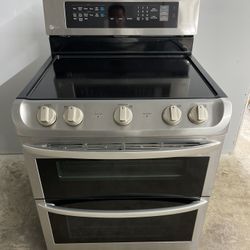 Lg Stainless Steel Stove Double Oven 60 Day Warranty ❗️