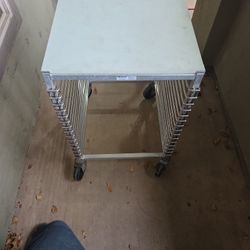 Half Speed Rack, 15 Shelves For Full Size Sheets, Poly Top, 21" W x 24" L x 33" H