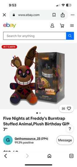 Five Nights at Freddy’s Burntrap Plush Figures