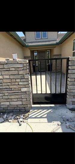 Iron gates