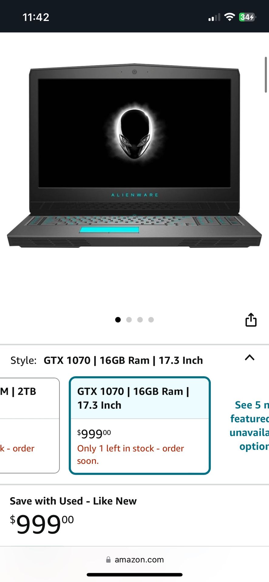 Alienware 17 R5 and Alienware Backpack