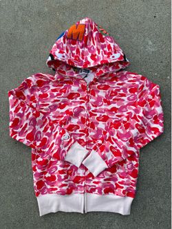 Pink Bape Zip Up