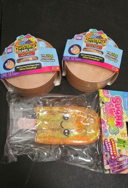 Viral Mystery Dumpling Glitter Edition , Sugar Swap Ice Pop Squishy Toys