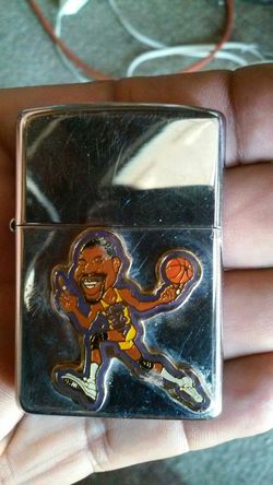 Zippo lighter with Magic Johnson