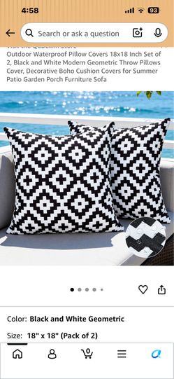 Outdoor 18x18 Throw Pillow Covers-NEW