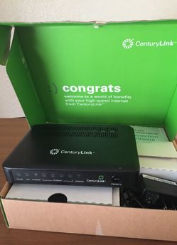 New Centurylink modem