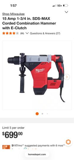 Milwaukee Hammer Drill