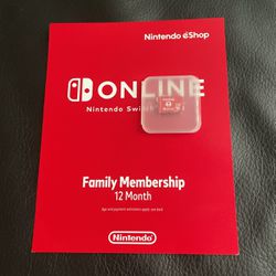 Nintendo Family Membership