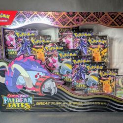 [SEALED] Pokemon Paldean Fates Premium Collection Box (Great Tusk)