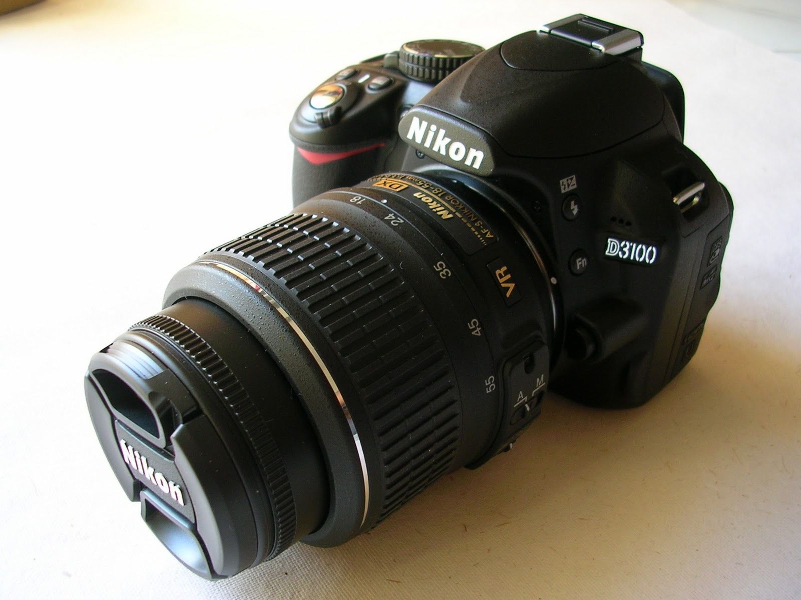 Nikon D3100 DSLR with 18-55mm and 55-200mm lenses