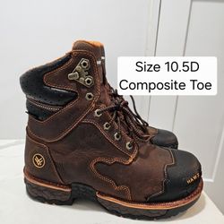 Hawx Composite Safety Toe Work Boots Size 10.5 