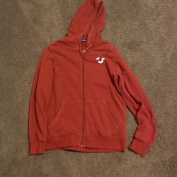 Red True Religion Hoodie
