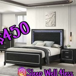 NEW  QUEEN BED FRAME AND MATTRESS 