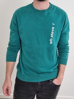 Men Greenish Sweater (M)