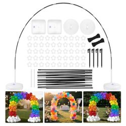 Balloon Arch Kit Stand Foldable storage, 9FT Height & 10FT Width Adjustable Balloon Arch Frame, for Weddings, Baby Showers, Birthdays, Graduation, Bac