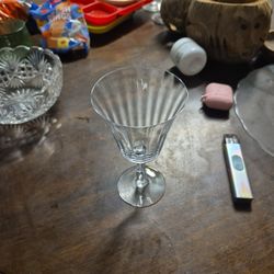 vintage Fostoria water goblet