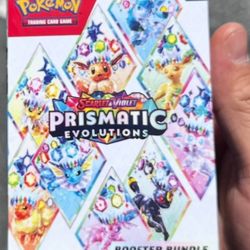 Prismatic evolutions Booster Pokemon Card