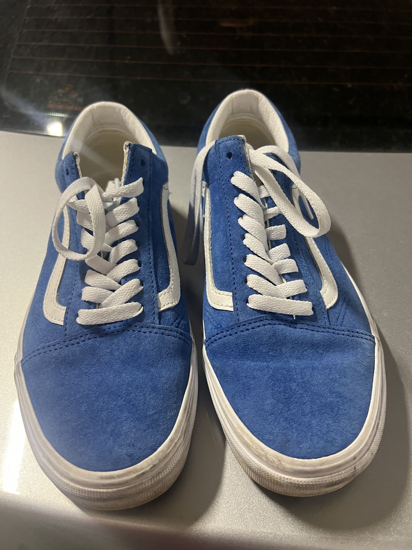 Blue Vans 8.5