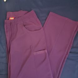 Dickies Small Purple Scrub Pants 