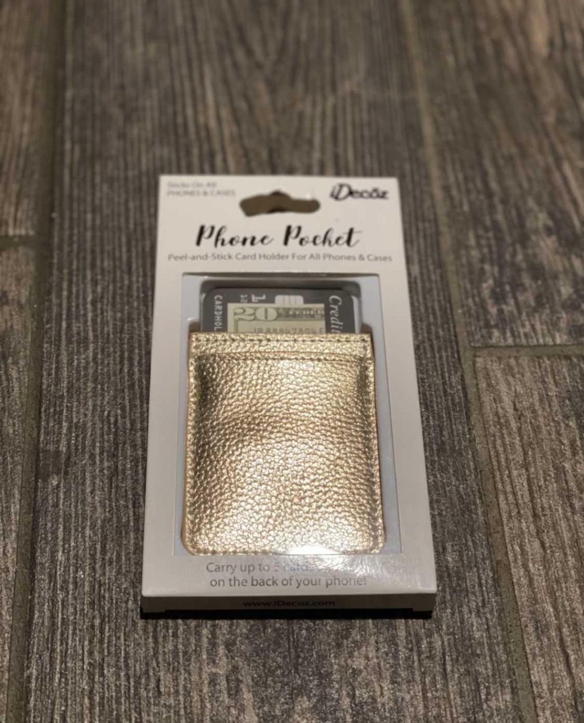 Gold Phone Pocket