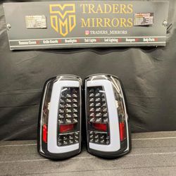 2000 - 2006 Chevy Tahoe Tail Lights Black NEW
