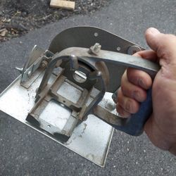 Vintage Grinder Holder Angle Brackets 