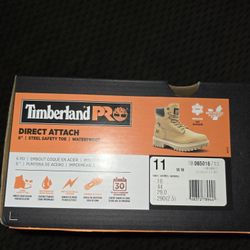 Timberland Pro 6" Work Boots Men Waterproof Steel Toe Size 11 [MSRP $160]