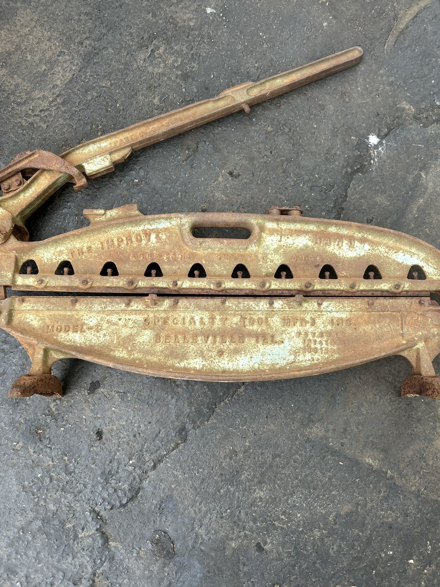 Antique Asbestos Shingle Cutter