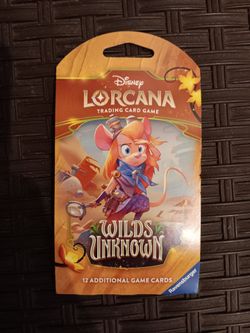 Disney Lorcana Wilds Unknown Sleeved Booster Pack