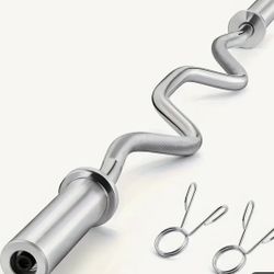 EZ Curl Bar W/ Collars  NEW 