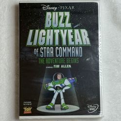 Disney Pixar Buzz Lightyear of Star Command Adventure Begins DVD 2000 Brand New