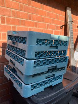 Green blue drying rack restaurant grade