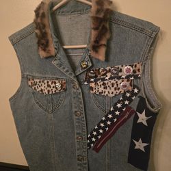 Og Punk Rock Denim Vest 