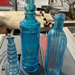 Blue Glass Bottles