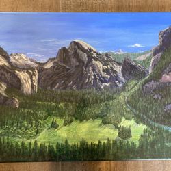 Acrylic Paintings Of Yosemite Valley And The Sierras