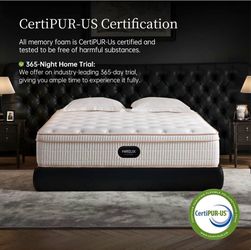 12 Inch King Mattress Cooling Hybrid, Gel Memory Foam.