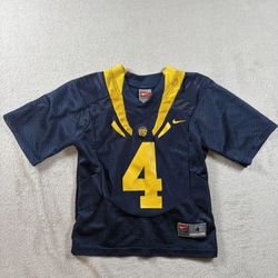 Vintage Nike Team Toddler Size 4 Blue Cal Golden Bears Football Jersey #2066