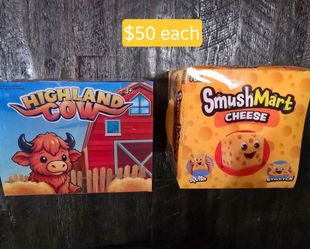 Squishy NeeDoh Highland Cow SmushMart Cheese