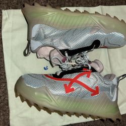 Off-White ODSY-1000 'Transparent Sole - Green' size 10 brand new