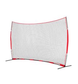 16x10 ft Baseball Barrier Net - Portable Backstop Practice Net with Carry Bag