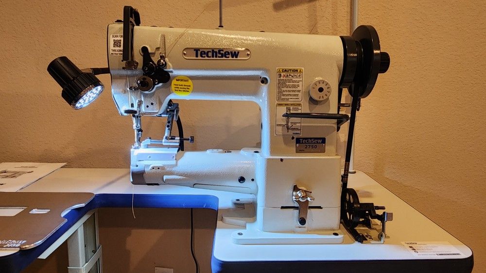 Techsew 2750 PRO Cylinder Walking Foot Industrial Leather Sewing Machine